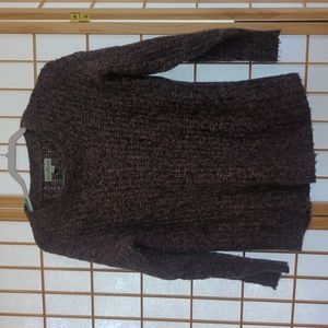 Pink and black knit sweater